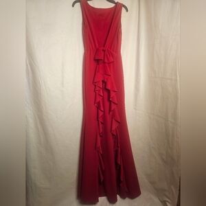Fashion Nova Long dress, Medium, Color: Red